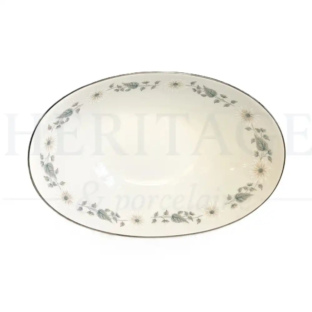Vintage Wellesley Oval Vegetable Bowl by Noritake, made in Japan, featuring the classic Wellesley pattern.