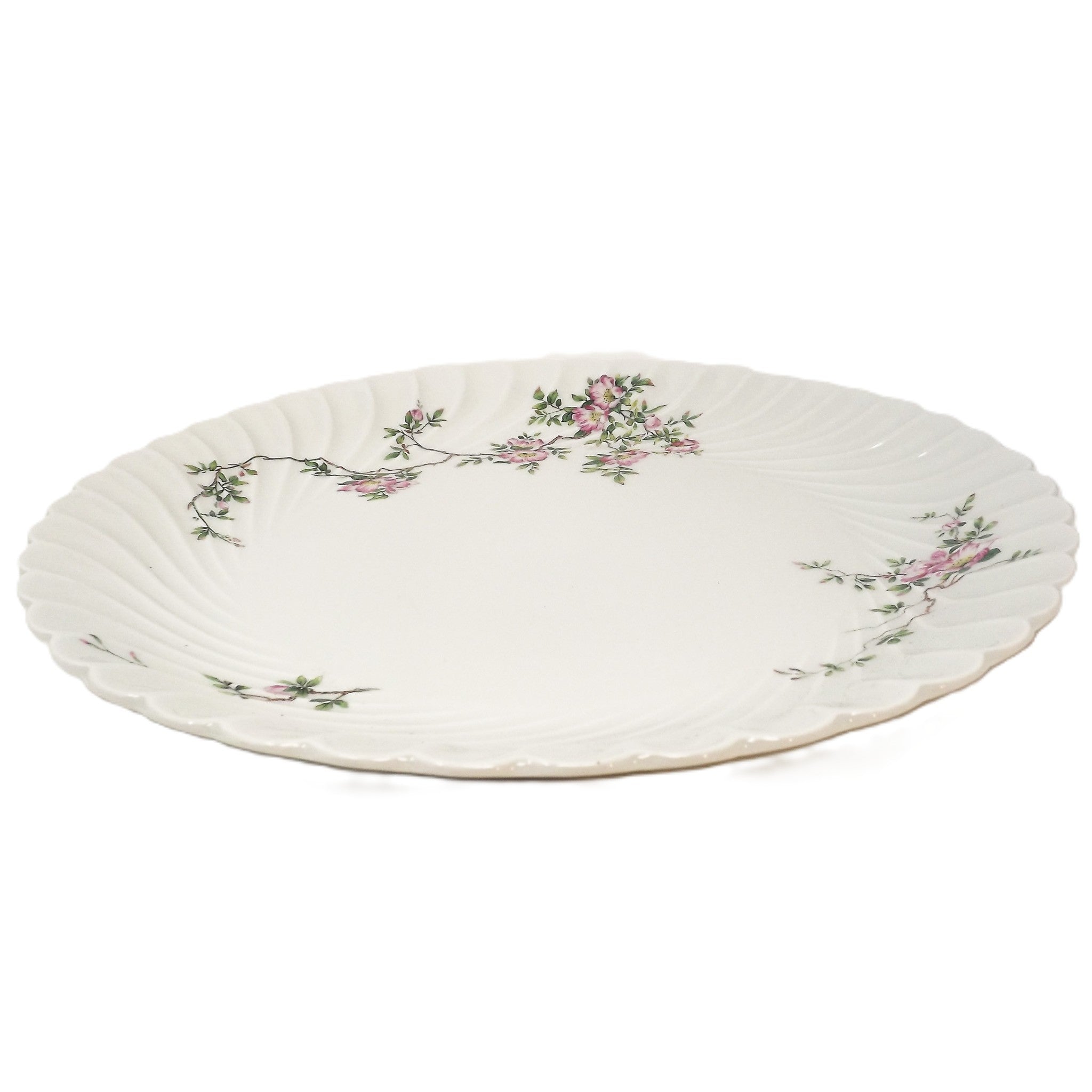 12 1/2" Plat de service ovale - Eglantine - France