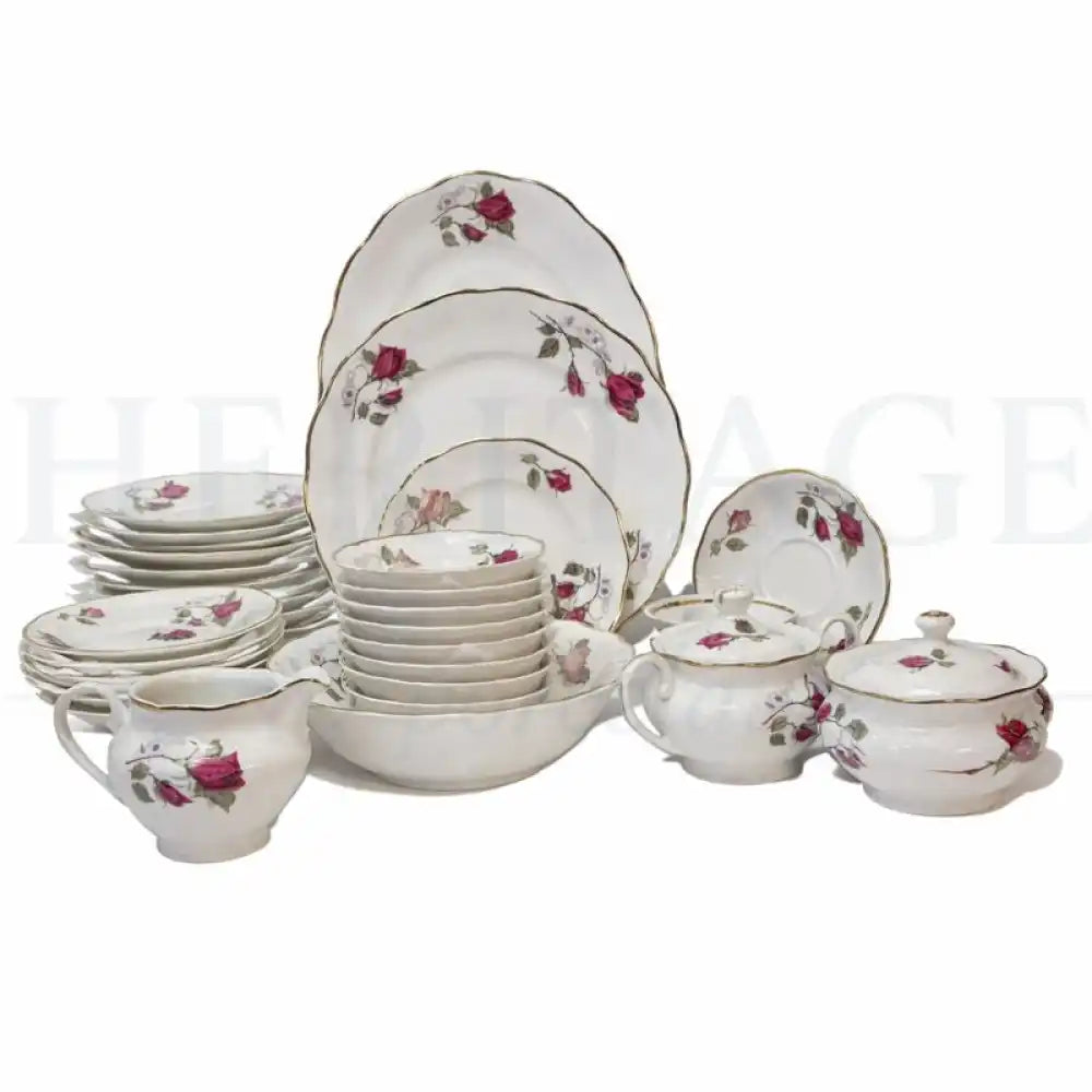 51-Piece Set – Pink Rose – Poland - Complete set