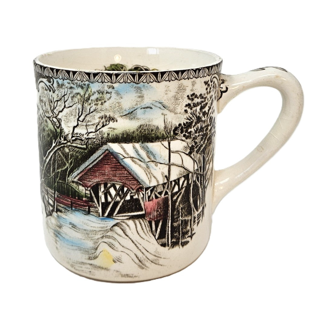 Ensemble tasse et soucoupe - Friendly Village - Angleterre