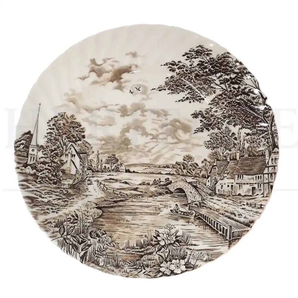 Bread & Butter Plate – Country Days Brown - England - Bread & Butter Plate