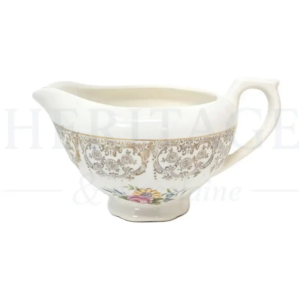 Vintage Golden Fragrance Creamer by Canonsburg, made in the USA, featuring the classic discontinued Golden Fragrance pattern.