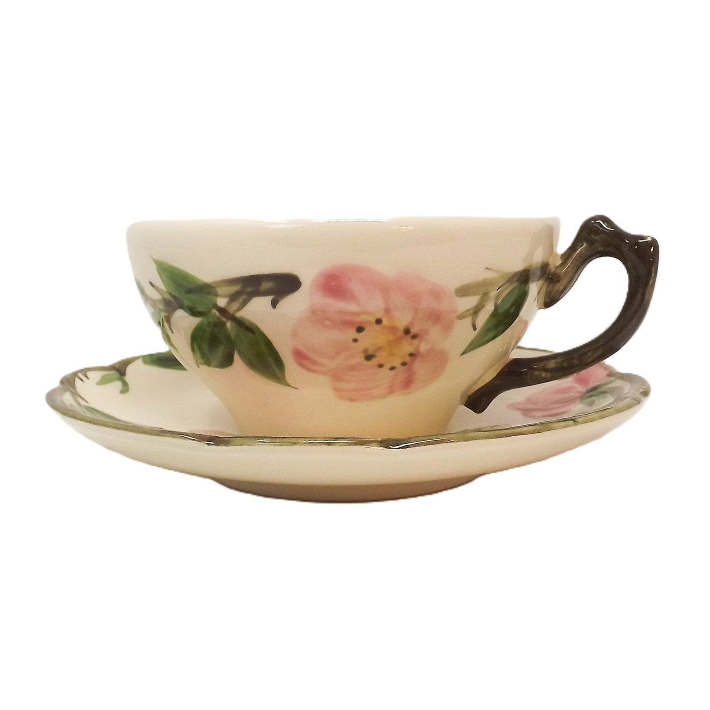 Ensemble tasse plate et soucoupe - Desert Rose - États-Unis