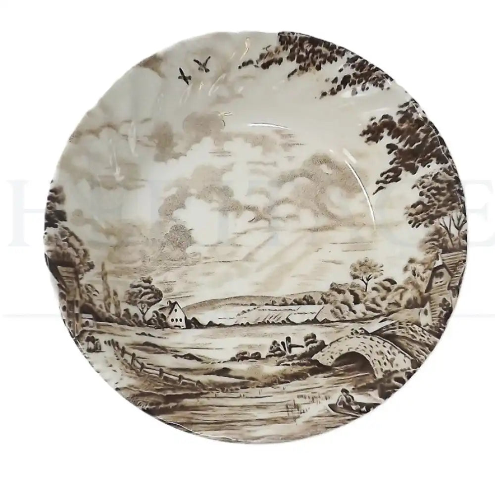 Fruit & Dessert Bowl – Country Days Brown - England - Fruit & Dessert Bowl