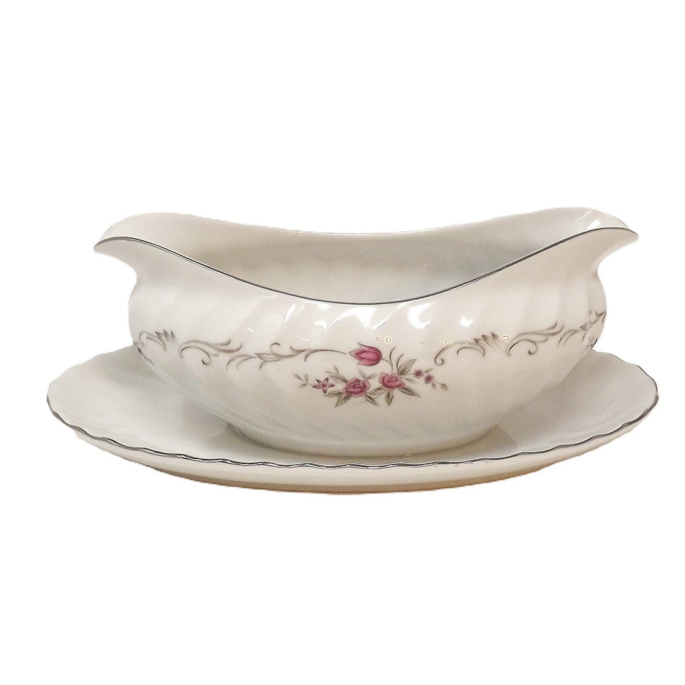 Saucière et sa soucoupe – Château Rose - Japon