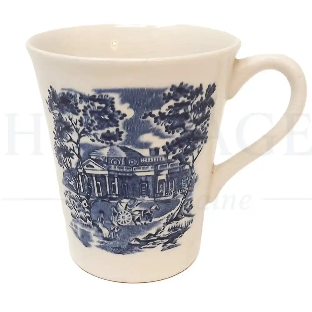 Mug - Country Side White & Blue - England - Mug