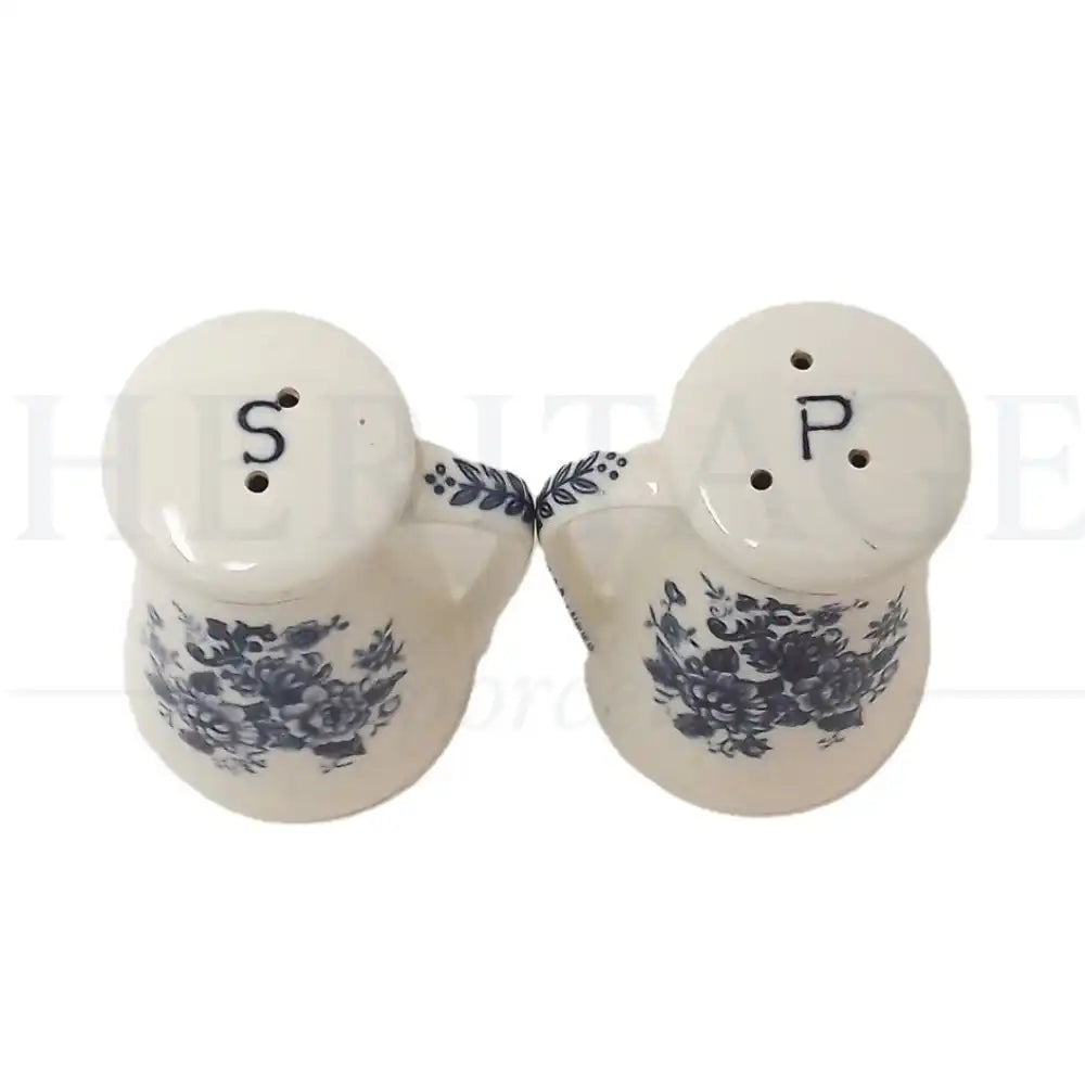 Vintage Royal Florence Salt & Pepper Shakers by Mayfair, made in Japan, featuring the elegant discontinued Royal Florence pattern.