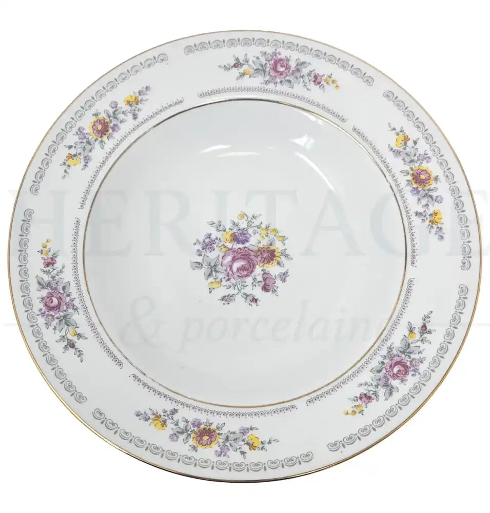 Vintage Hep 3 Soup Bowl by Graf von Henneberg, made in Germany, featuring the classic Hep 3 pattern.