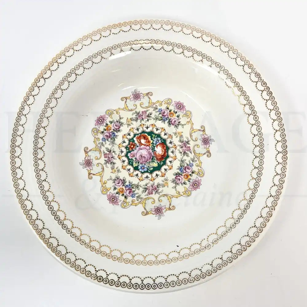 Vintage Triumph Melody soup bowl, made in Japan, featuring the classic Melody pattern.