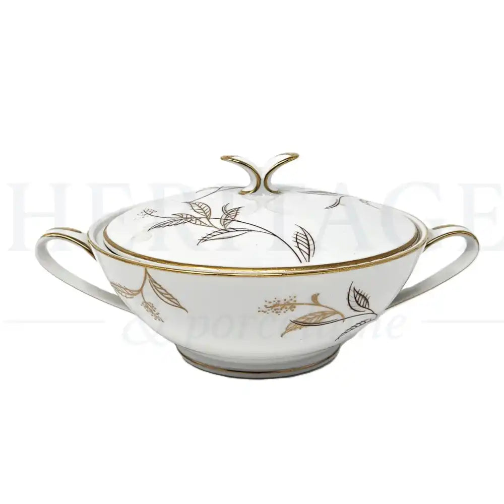 Vintage Jania Sugar Bowl & Lid by Noritake, made in Japan, featuring the classic Jania pattern.