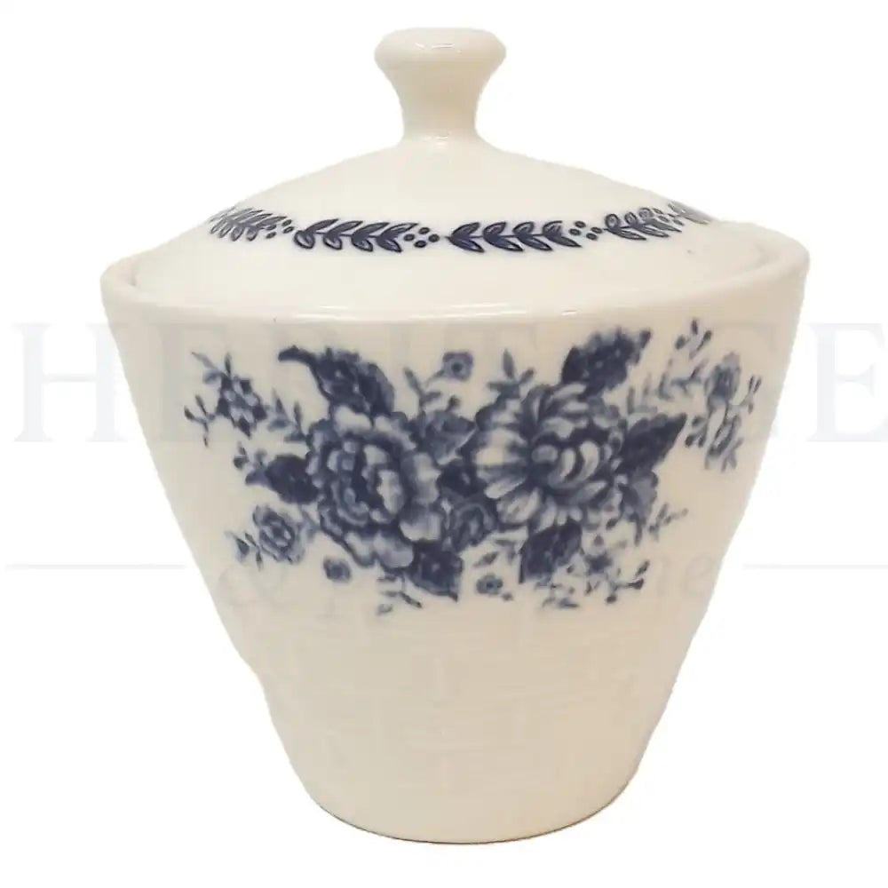 Vintage Royal Florence Sugar Bowl with Lid by Mayfair, made in Japan, featuring the elegant discontinued Royal Florence pattern.