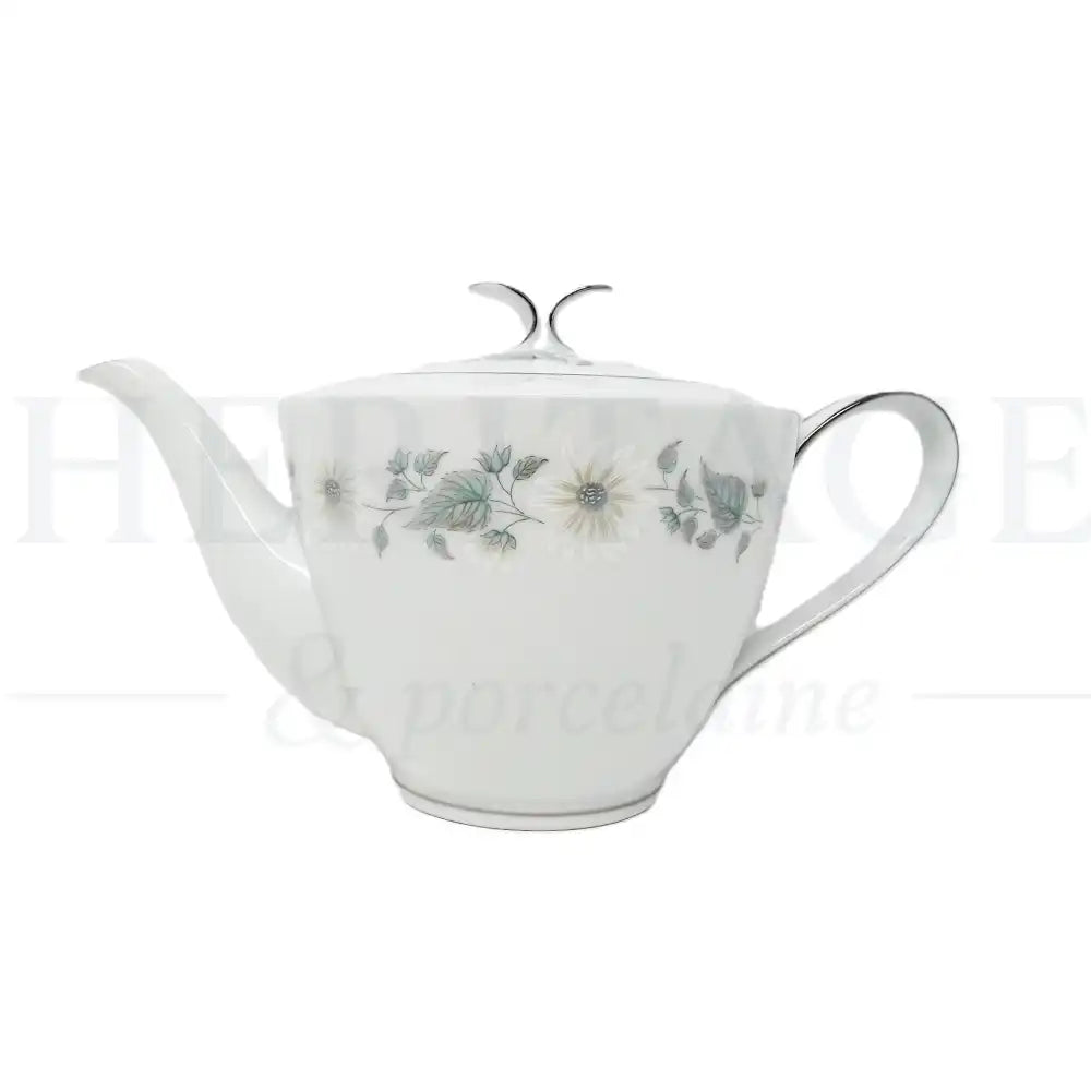 Vintage Wellesley Teapot & Lid by Noritake, made in Japan, featuring the classic Wellesley pattern.