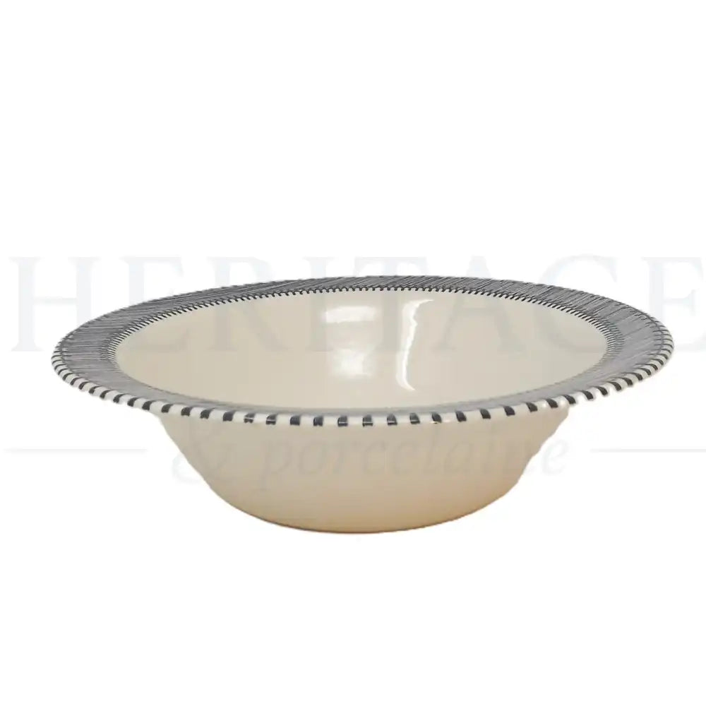 10’’ Round Vegetable Bowl – Currier & Ives Blue - England - Vegetable Bowl
