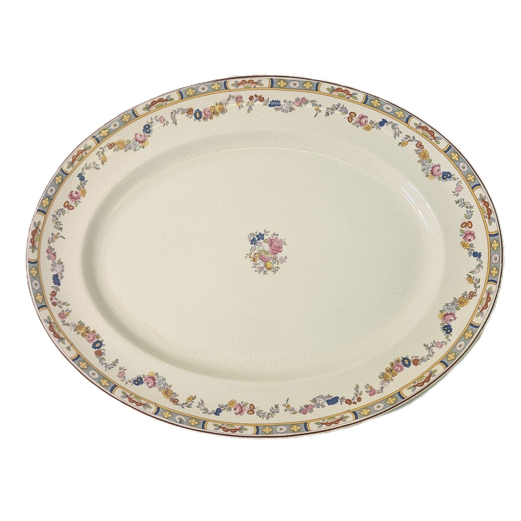 "16 1/16" Oval Serving Platter - Arundale - England