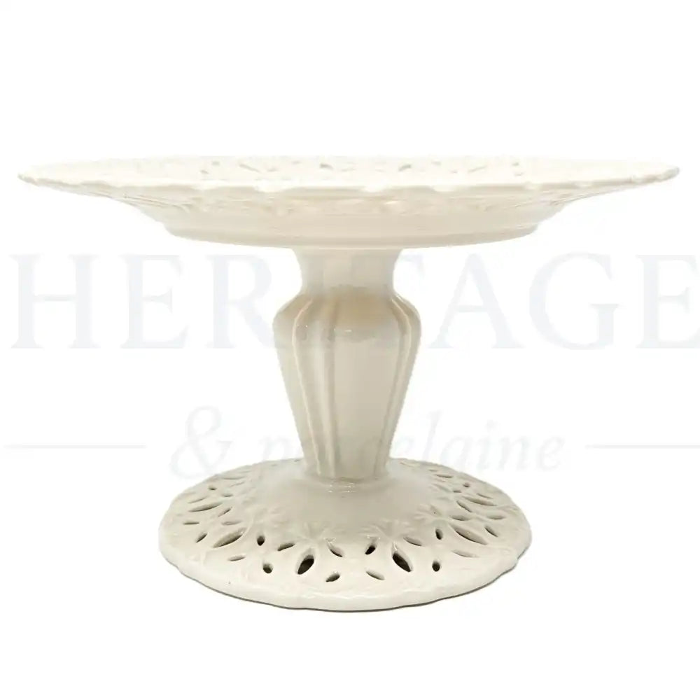 Vintage Godinger Regal Cream 11-inch pedestal cake stand, made in China, featuring the classic Regal Cream pattern.