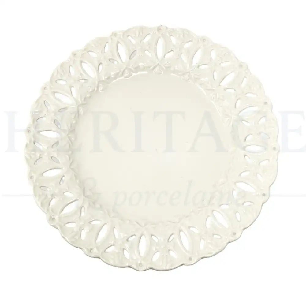 Vintage Godinger Regal Cream 11-inch pedestal cake stand, made in China, featuring the classic Regal Cream pattern.