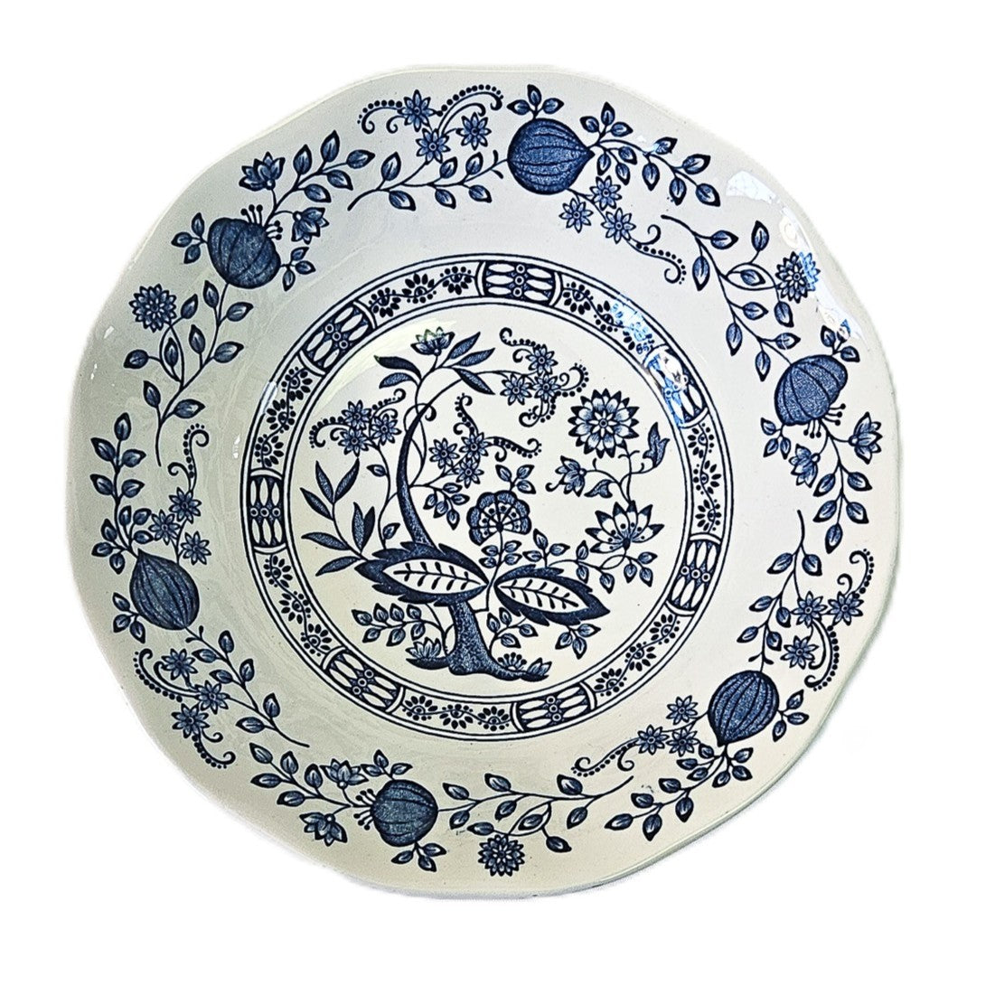 Ensemble de 4 bols à céréales - Blue Onion - Angleterre