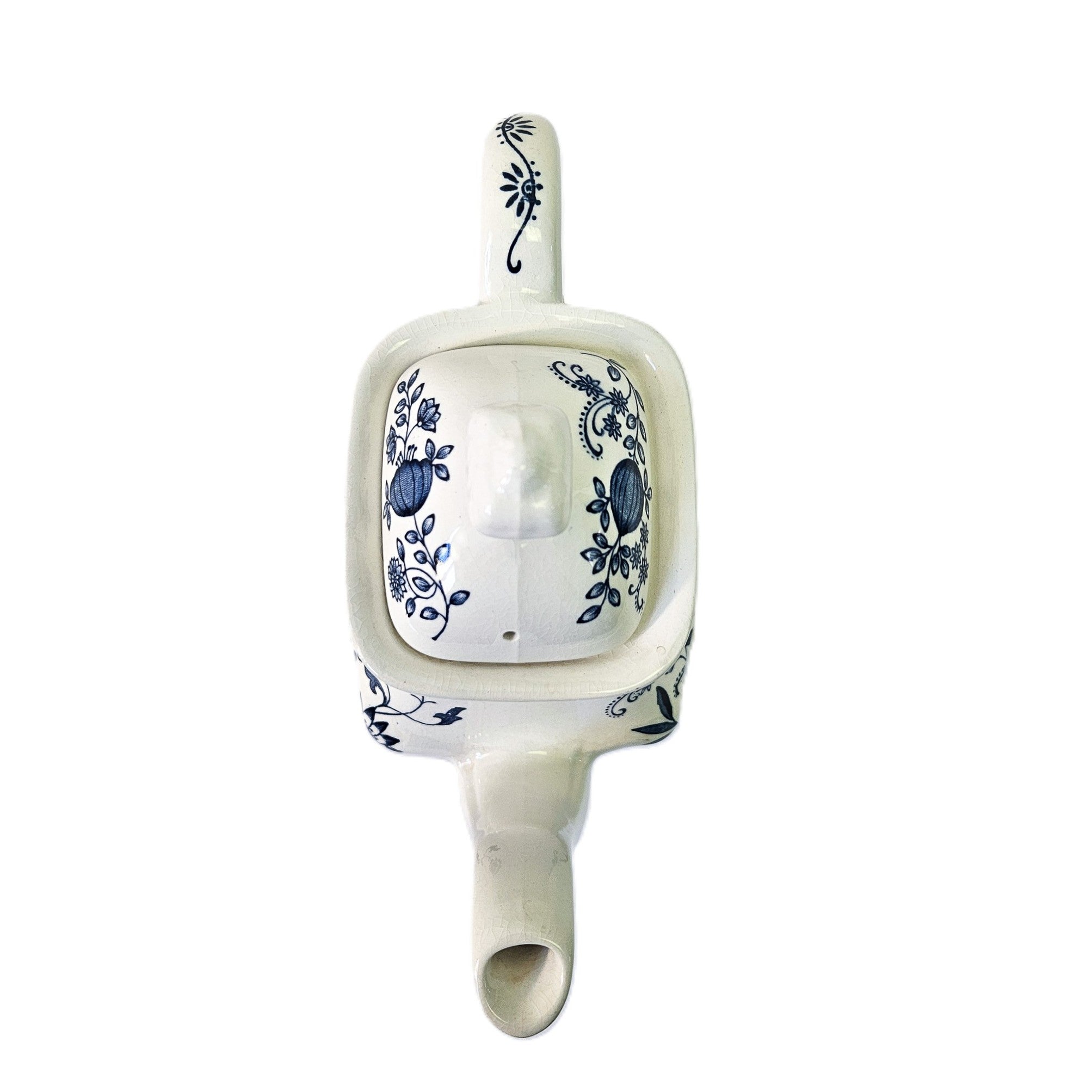 Cafetière avec couvercle - Blue Onion - Angleterre