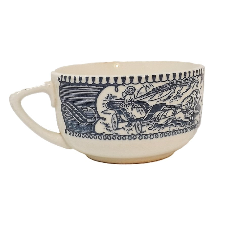 Tasse plate – Currier & Ives Blue - Angleterre