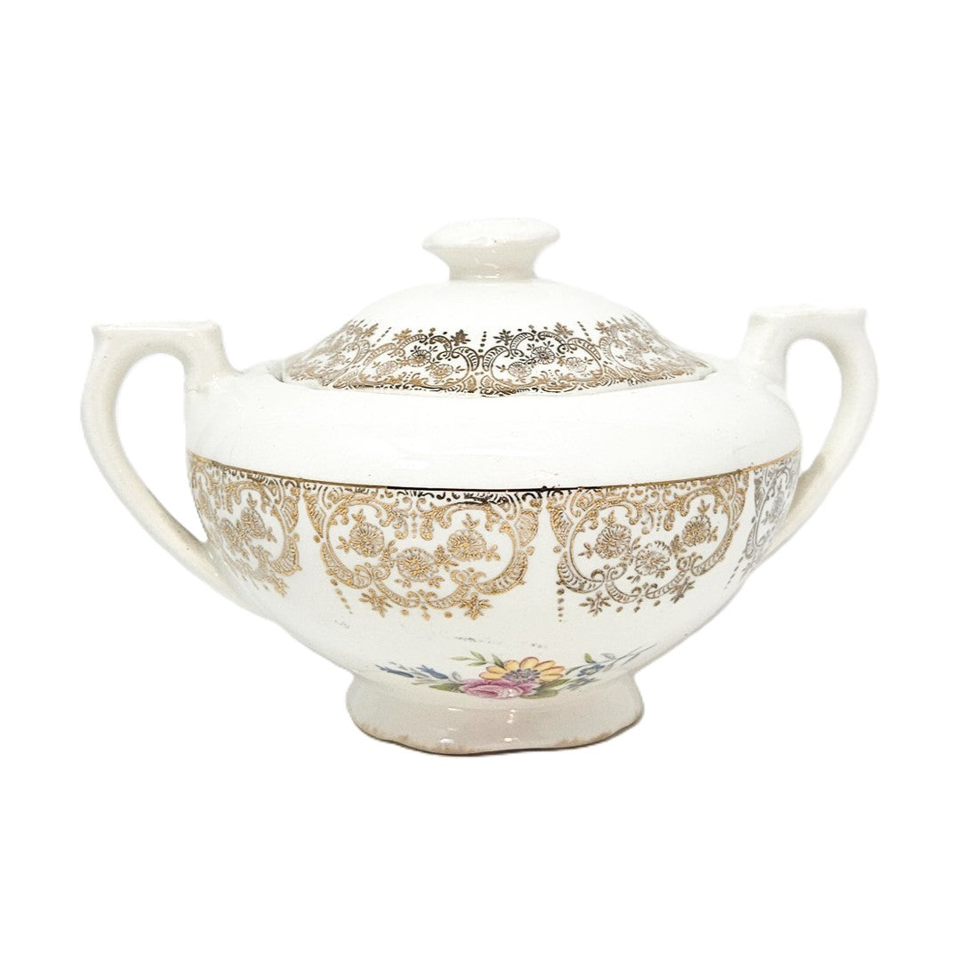 Sucrier avec couvercle - Golden Fragrance - États-Unis