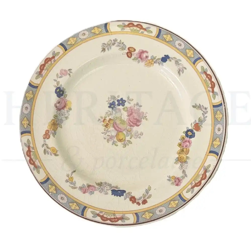 Johnson Brothers Arundale bread & butter plate featuring a classic floral pattern.