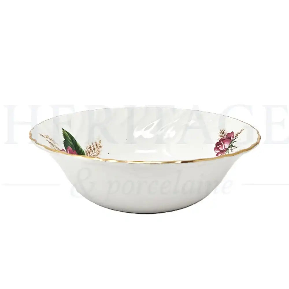 Vintage Alicia Cereal Bowl by Swinnertons, made in England, featuring the classic discontinued Alicia pattern.