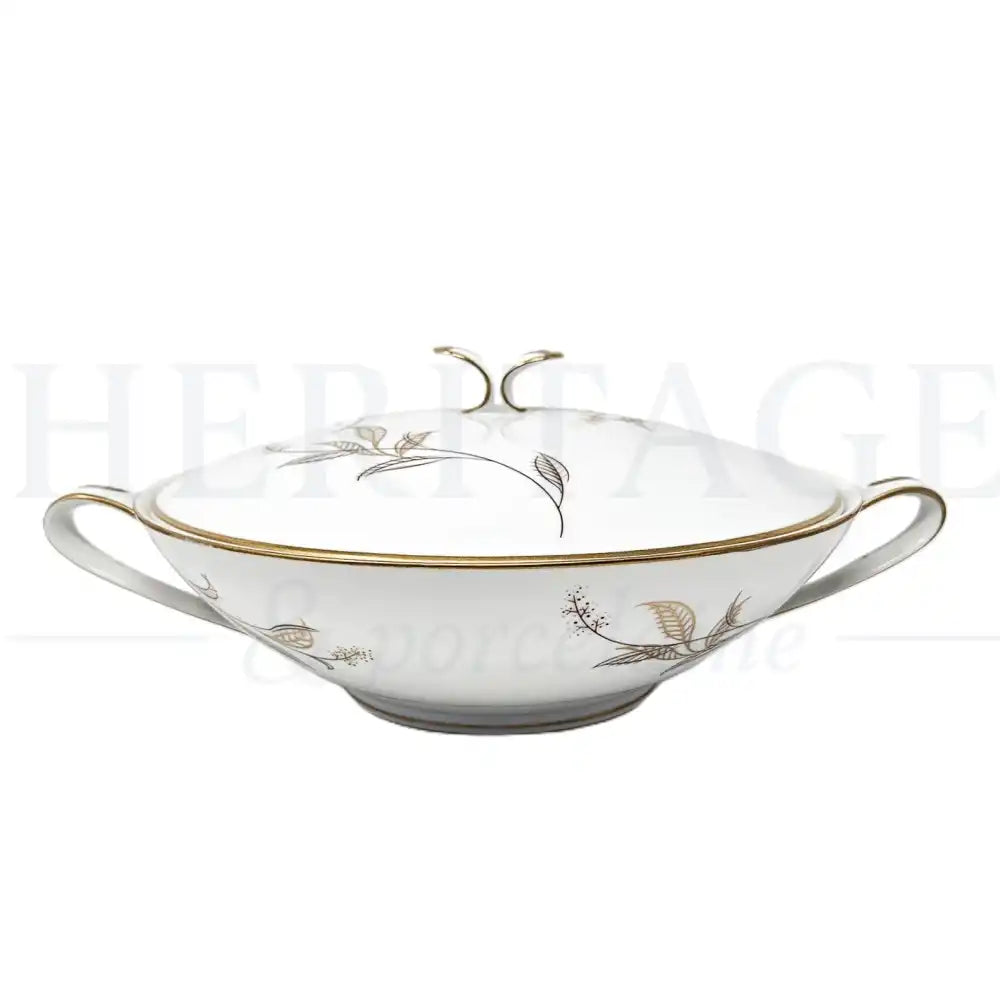 Vintage Jania Covered Vegetable Bowl by Noritake, made in Japan, featuring the classic Jania pattern.