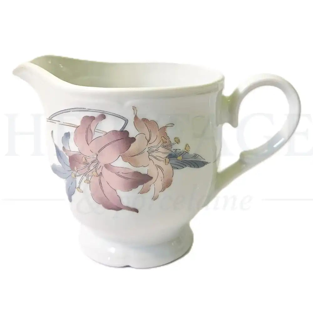 Fine China of Japan Anatole creamer featuring an elegant vintage decorative pattern.