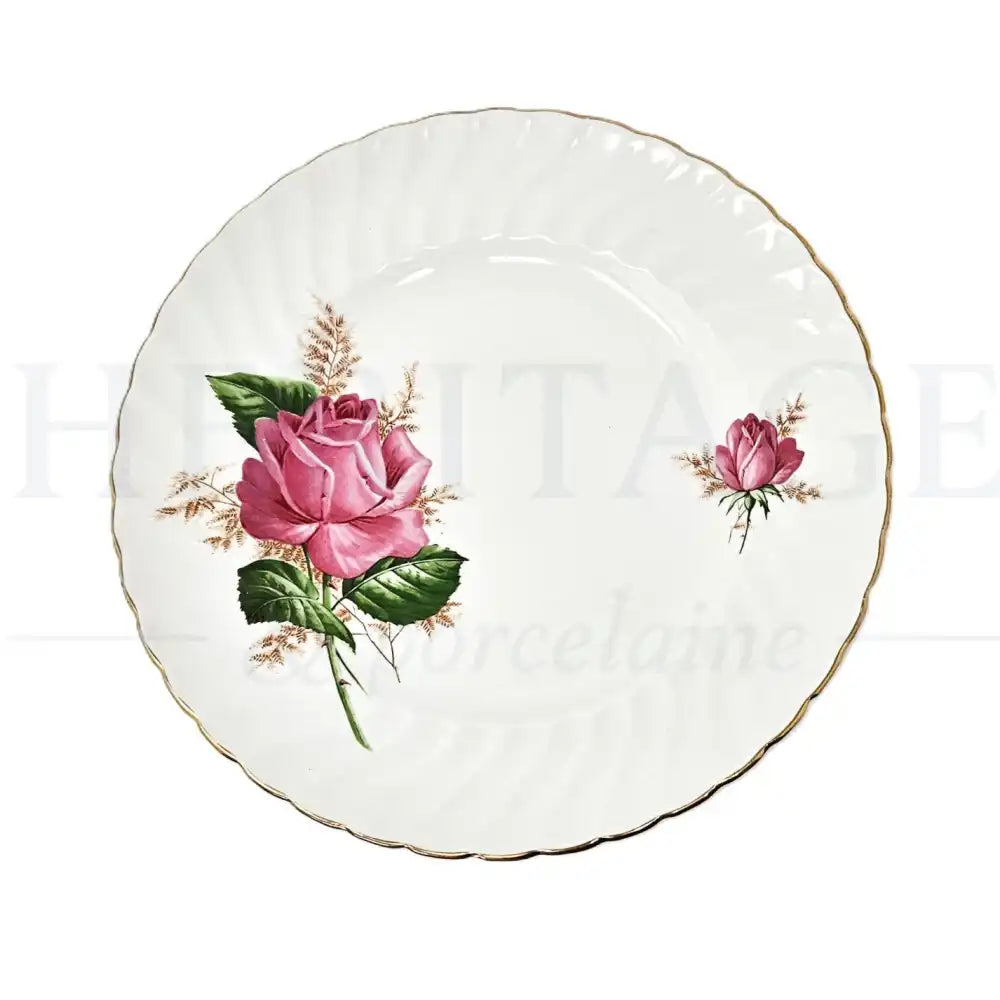 Vintage Alicia Dinner Plate by Swinnertons, made in England, featuring the classic discontinued Alicia pattern.