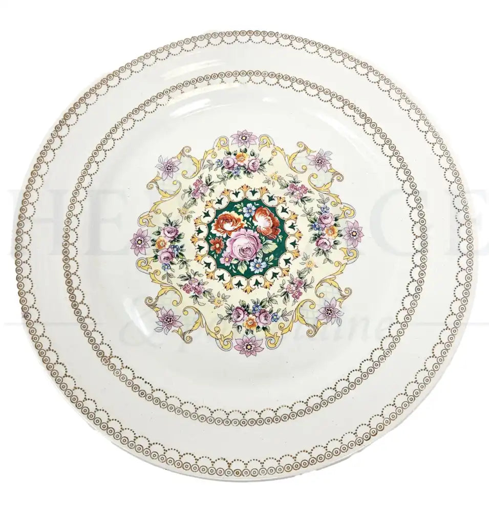 Vintage Melody Dinner Plate by Triumph, made in Japan, featuring the classic Melody pattern.