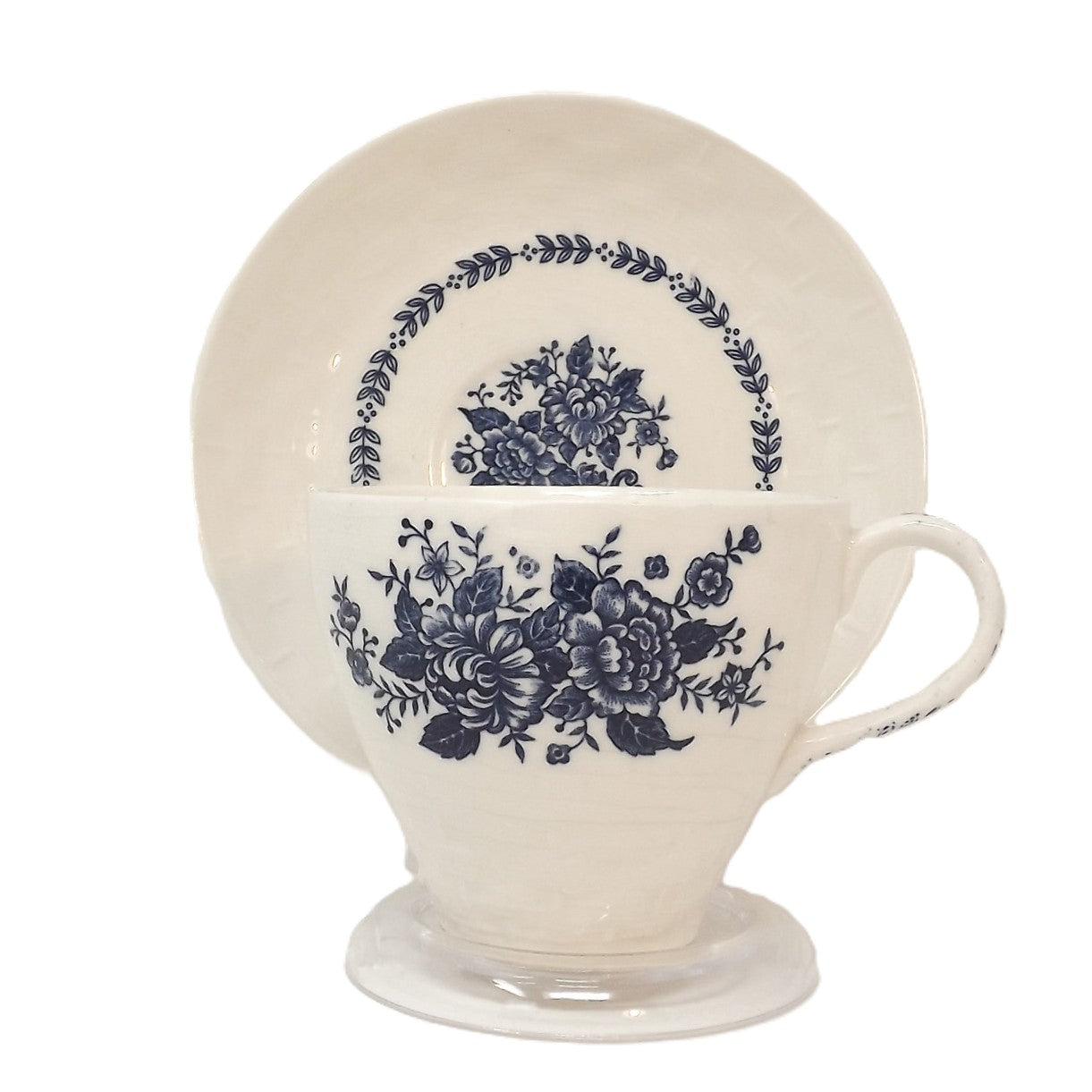 Flat Cup & Saucer Set – Royal Florence – Japan
