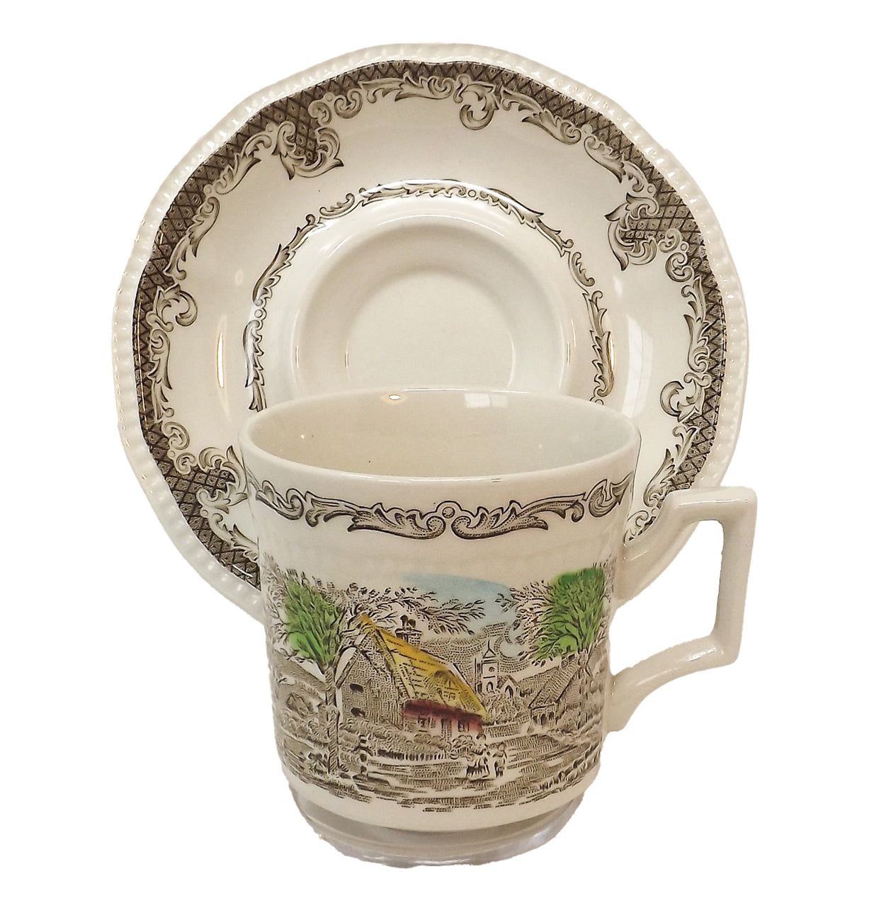 Ensemble tasse plate et soucoupe - Shakespeare's Sonnets - Angleterre