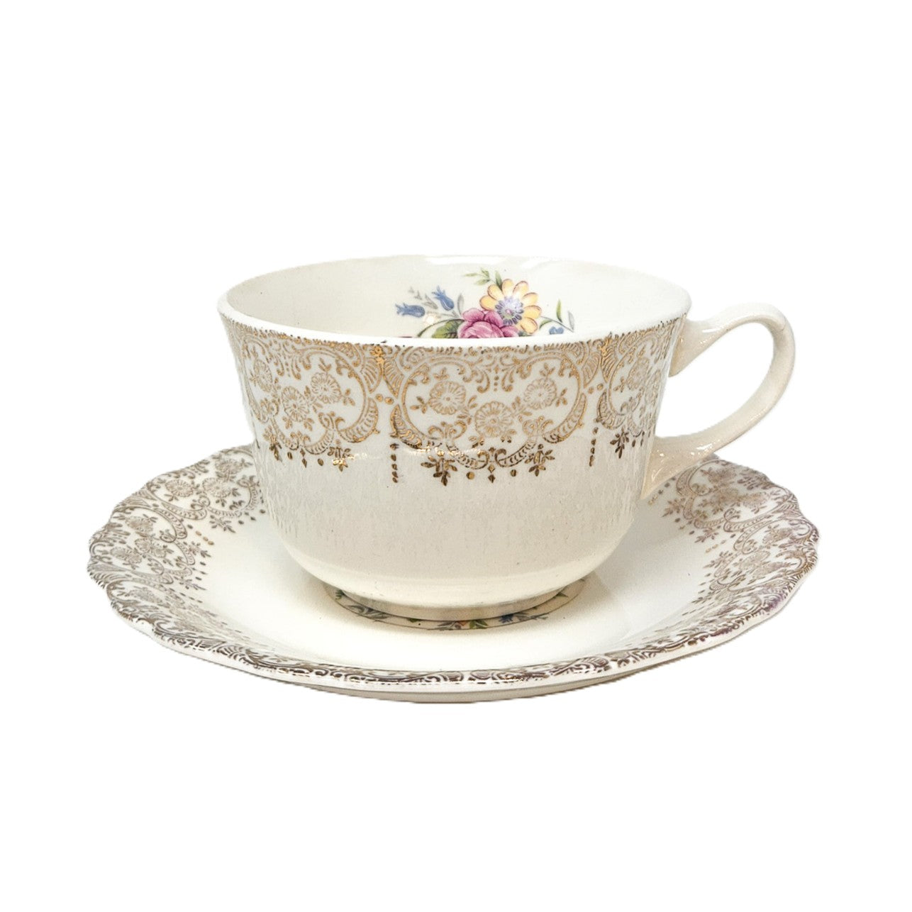 Ensemble tasse plate et soucoupe - Golden Fragrance - États-Unis