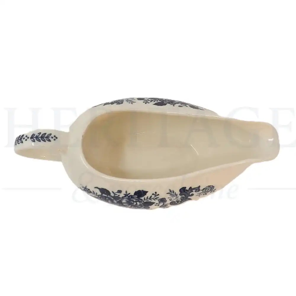 Vintage Royal Florence Gravy Boat by Mayfair, made in Japan, featuring the elegant discontinued Royal Florence pattern.