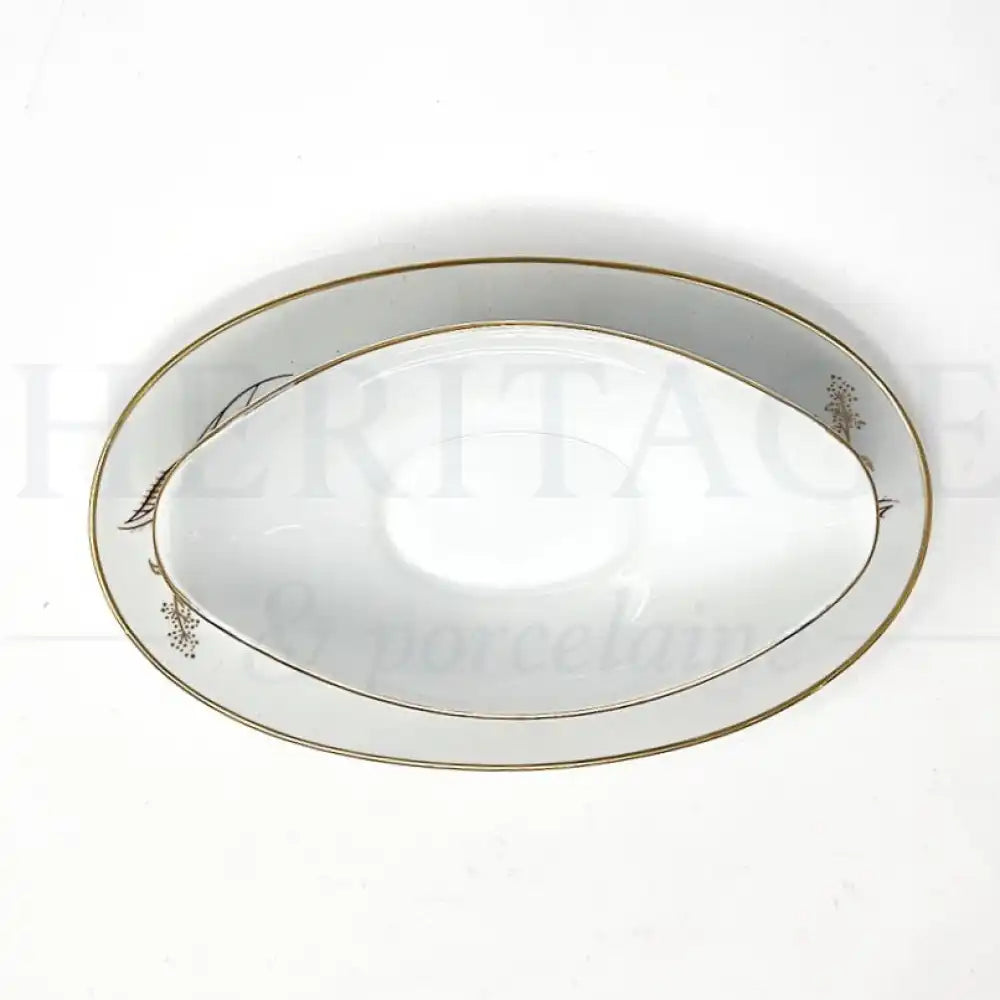 Vintage Jania Gravy Boat & Underplate by Noritake, made in Japan, featuring the classic Jania pattern.