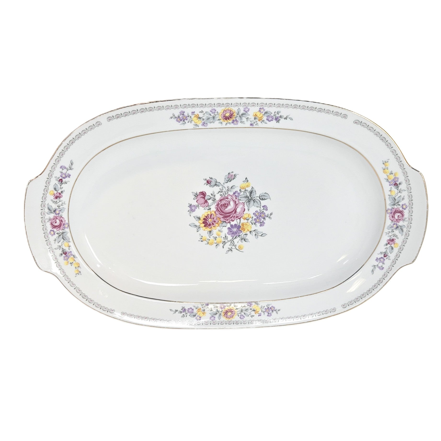 15" Plat de service ovale - Hep 3 - Allemagne