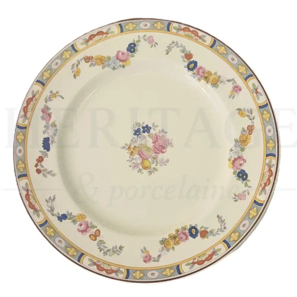 Johnson Brothers Arundale salad plate featuring a classic floral pattern.