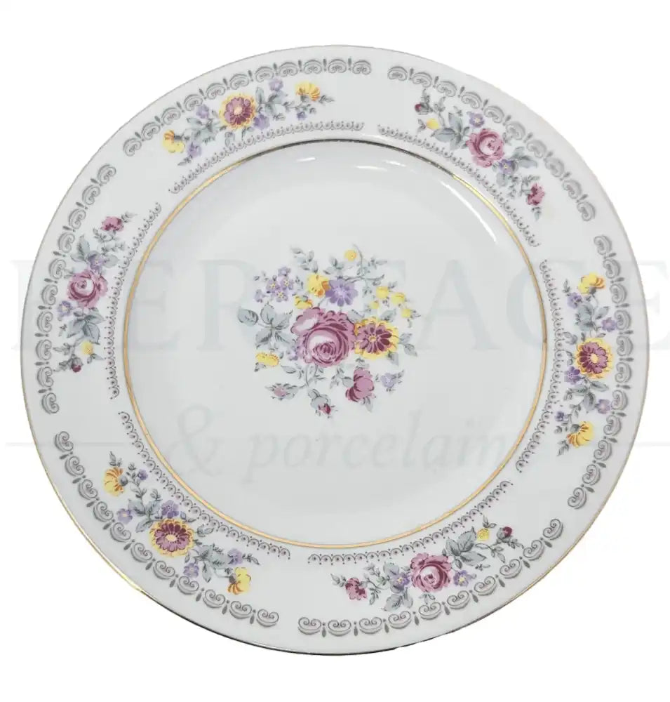 Vintage Hep 3 Salad Plate by Graf von Henneberg, made in Germany, featuring the classic Hep 3 pattern.