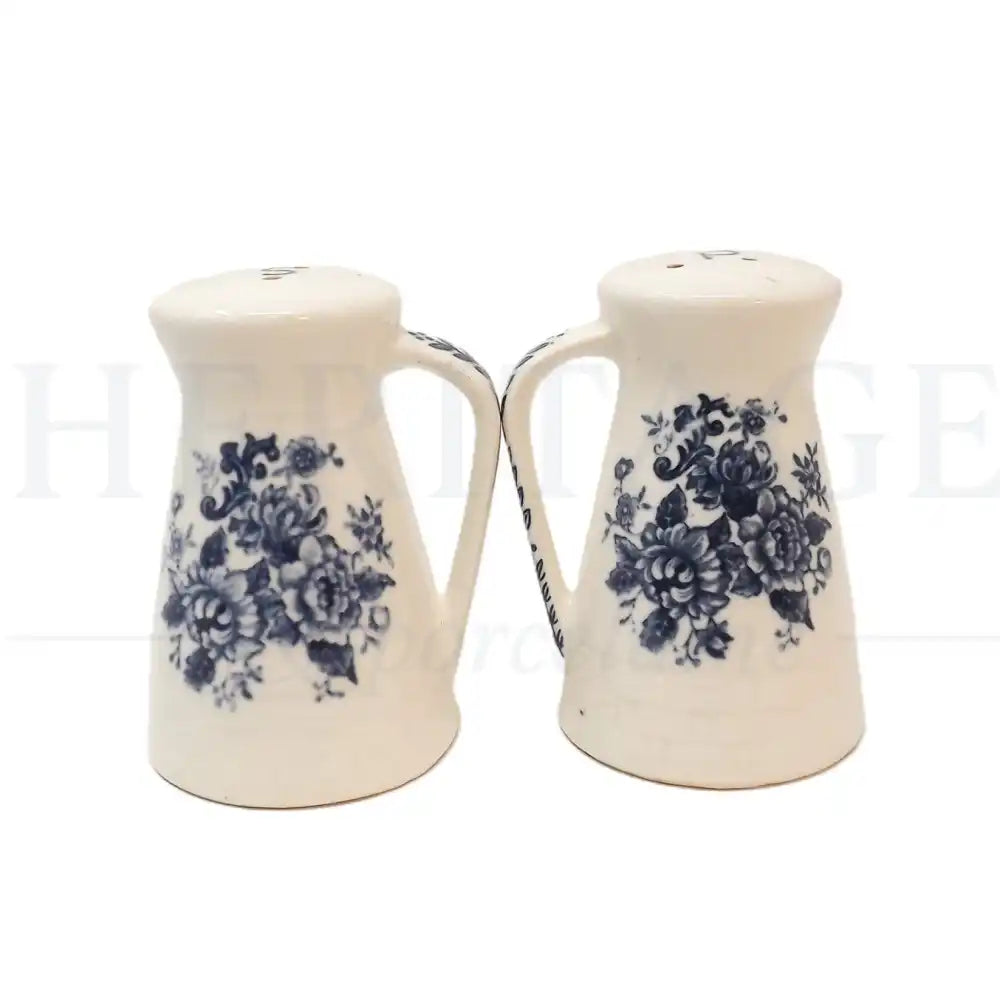 Vintage Royal Florence Salt & Pepper Shakers by Mayfair, made in Japan, featuring the elegant discontinued Royal Florence pattern.